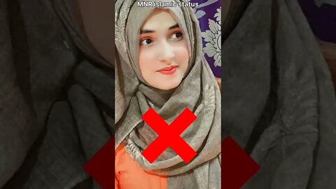 fake hijab vs real hijab #shorts