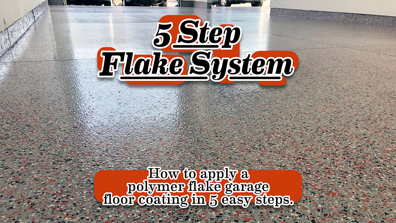 🎉 Easy 5 Step Flake Floor