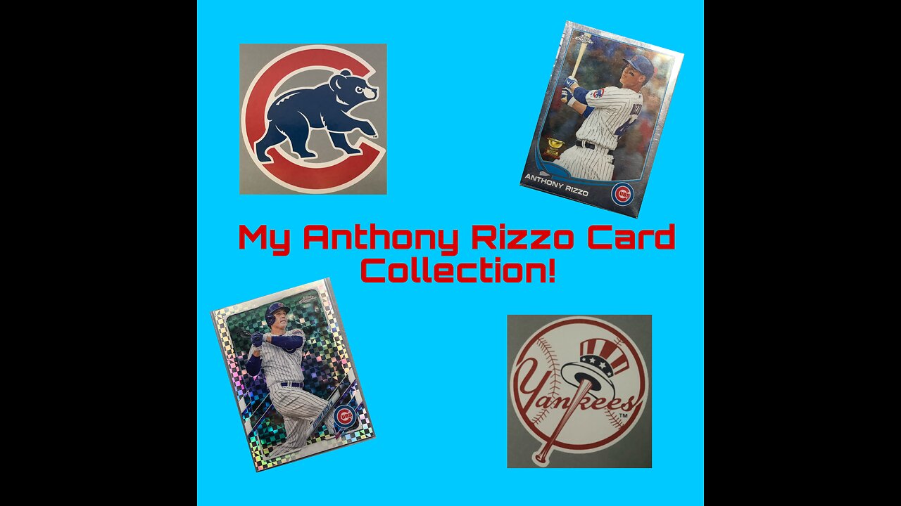 ⚾️ My Anthony Rizzo Card Collection! ⚾️