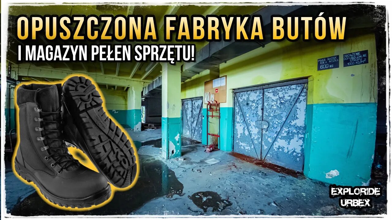 🔴 Dawna Fabryka Butów dla WOJSKA i POLICJI | #Urbex #POV #Opuszczone