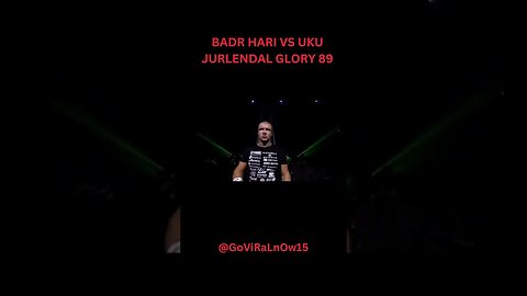 Badr Hari vs Uku Jurlendal: Clash of the Titans at Glory 89!#viralvideo #badrhari #glorykickboxing