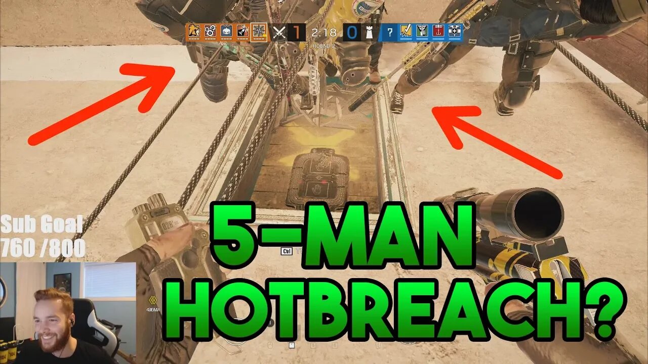 5-MAN HOTBREACH?! - Rainbow Six Siege Gameplay