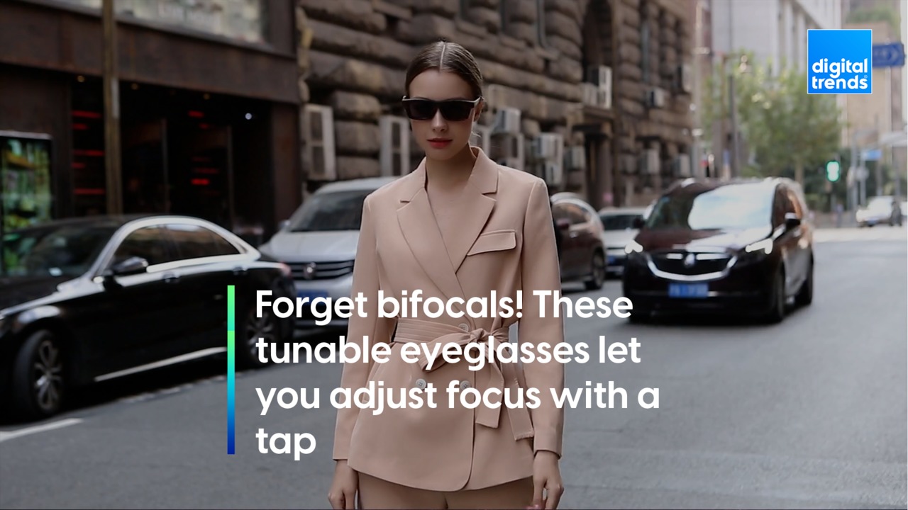 Forget bifocals! These tunable eyeglasses let you adjust focus with a tap