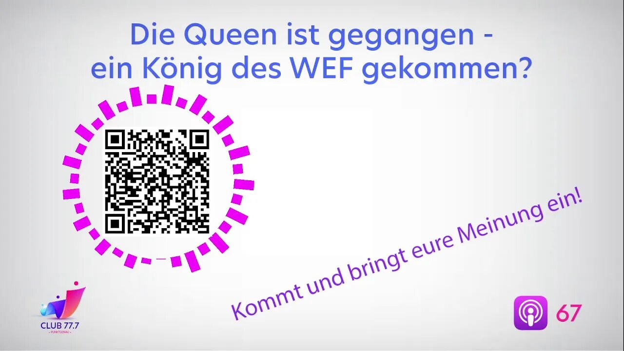 #67: Die Queen ist gegangen - ein König des WEF gekommen?