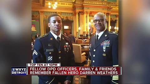 Fellow DPD officers remember Darren Weathers as a hero and the best among them