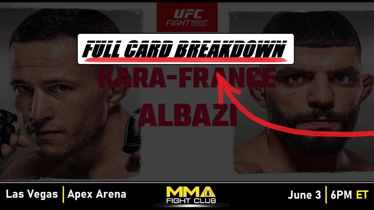 UFC Vegas 74: Kara-France vs. Albazi - Full Card Breakdown & Predictions