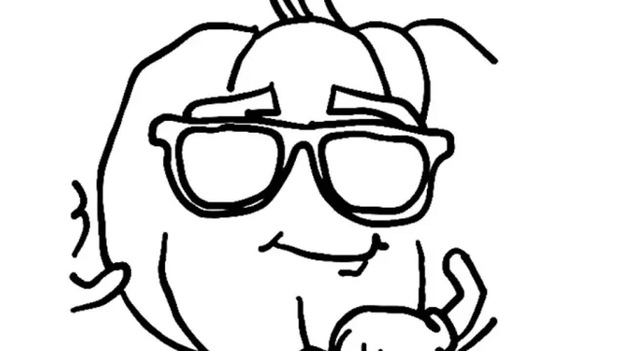 How to Draw a Cool Pumpkin? FAST