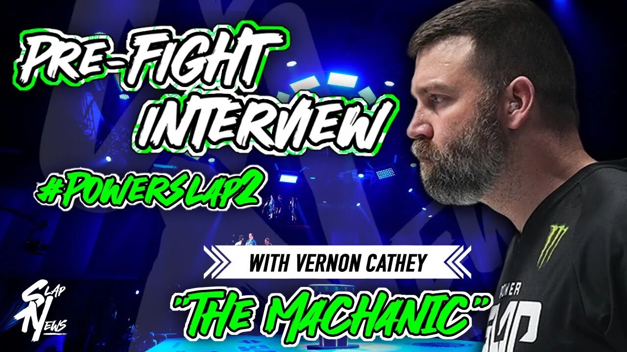 Vernon Cathey Power Slap 2 Pre Fight Interview Against Alan Klingbeil