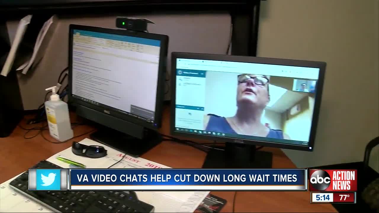 Bay Pines VA launches video chat connecting veterans to doctors