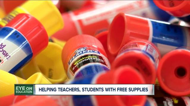 As teachers buy more and more supplies for their classrooms, stores offer helping hand