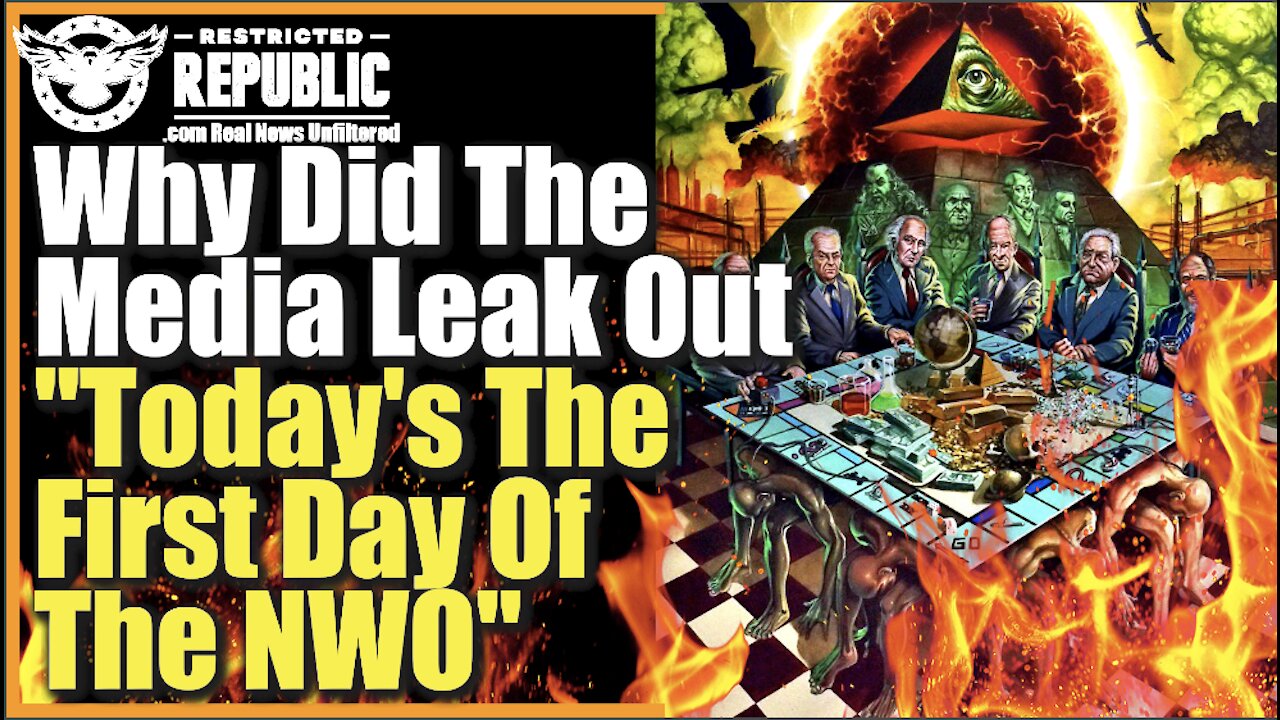 Why Did The Media Leak Out “Today’s The 1st Day Of the NWO?” & Why Is Biden Monitoring Our Texts?