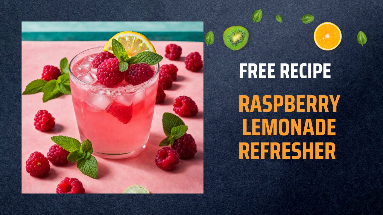 Free Raspberry Lemonade Refresher Recipe 🍋🍇🌿