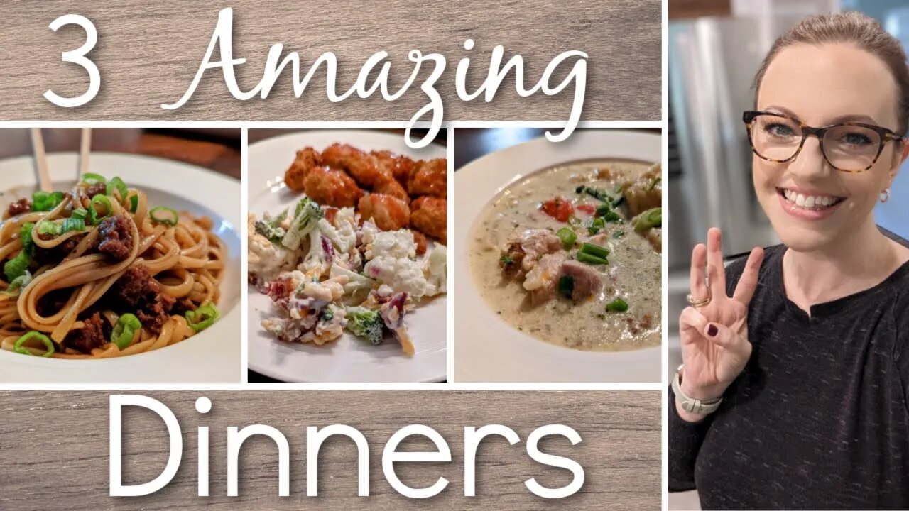 3 EASY & TASTY DINNER RECIPES | WINNER DINNERS | DINNER INSPIRATION | NO. 115