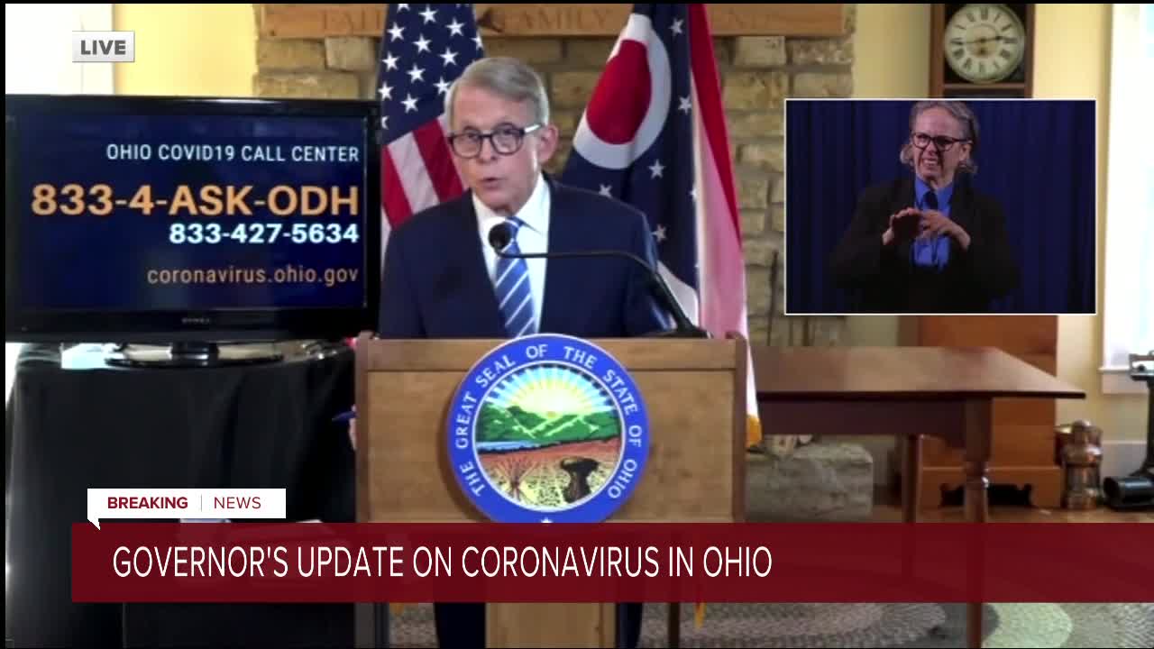 Ohio Gov. DeWine gives Nov. 12 COVID-19 update