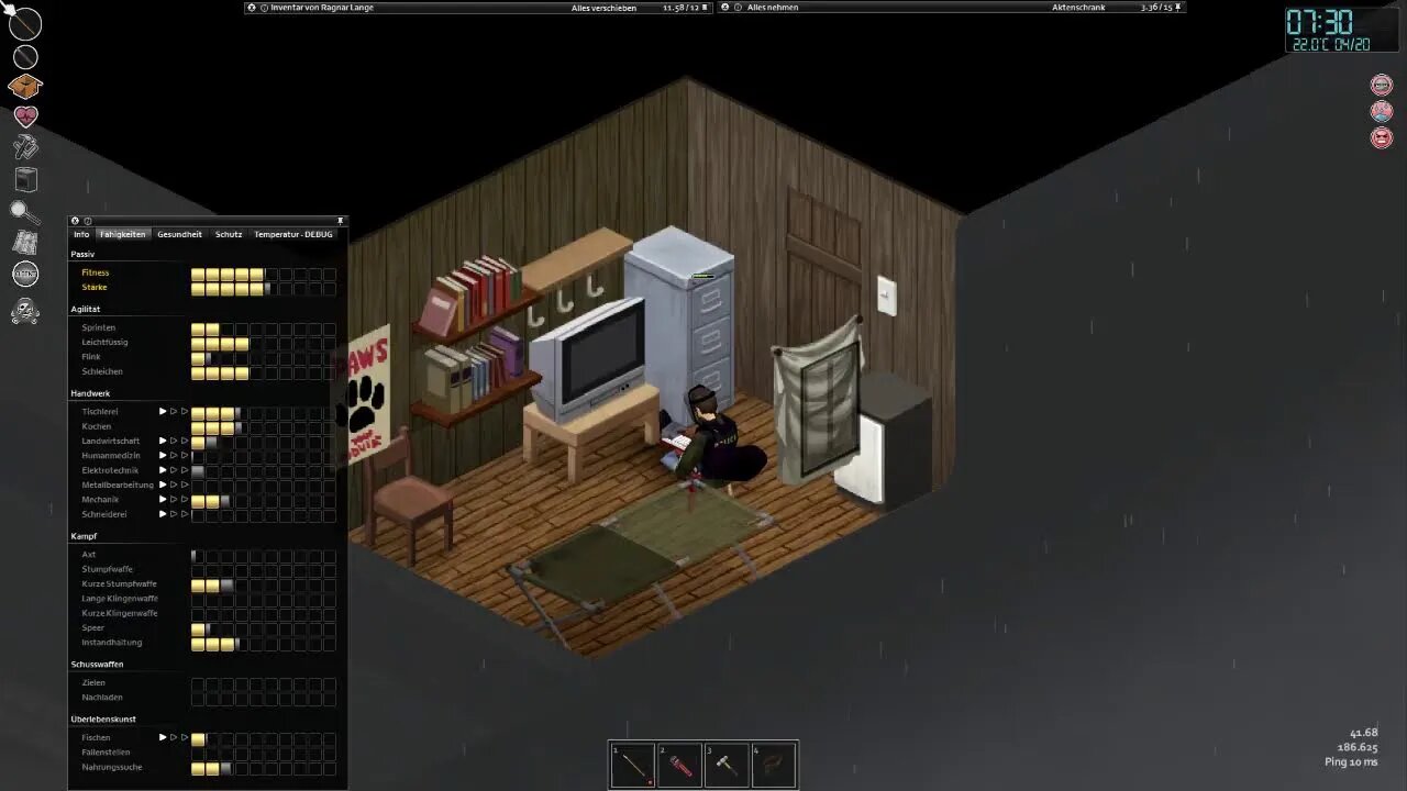 Project Zomboid - Teil 042 - #HomeOffice #236 #NuoViso (LIVE HD) - lebenskuenstler.net #LetsPlay