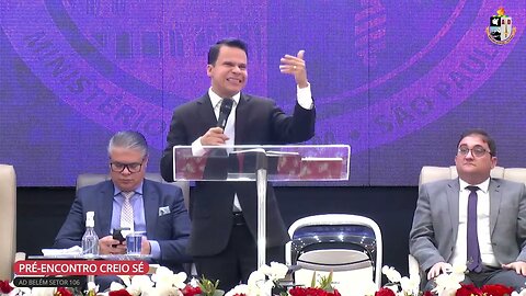 PR. ELIZEU RODRIGUES PREGANDO NO CREIO AD BELÉM SÉ | A MENSAGEM DA CRUZ É LOUCURA AOS QUE PERECEM