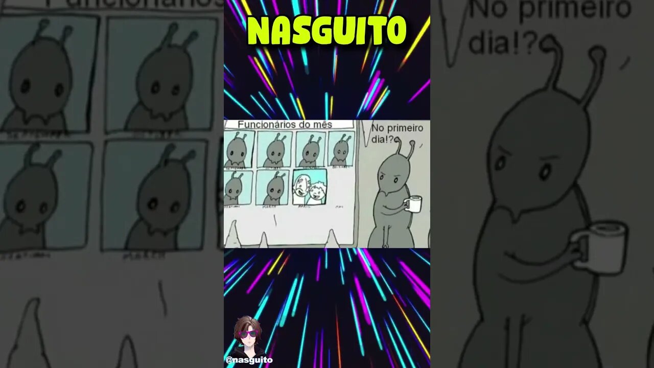 Memes em imagens - PRIMEIRO DIA E JÁ É FUNCIONÁRIO DO MÊS #shorts