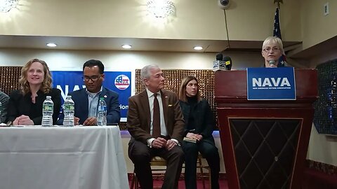 The @UsaNava NAVA Installation Ceremony Melinda Katz and Linda Lee endorsement QNS NY 4/2/23