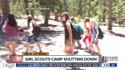 Las Vegas Girl Scout Camp Foxtail coming to an end