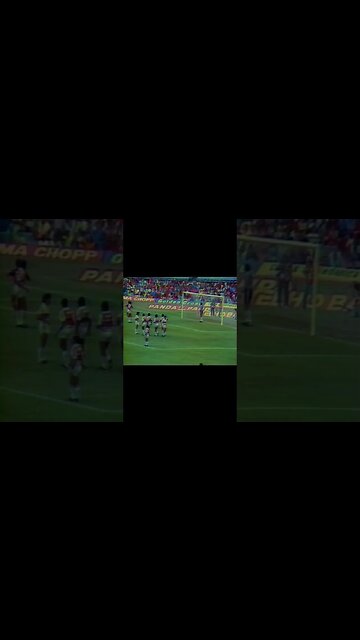 GOLEIRO NEM SE MEXEU!!! GOLAÇO DE ZICO DE FALTA CONTRA O SANTA CRUZ EM 1987