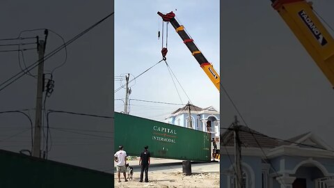 Crane and Container