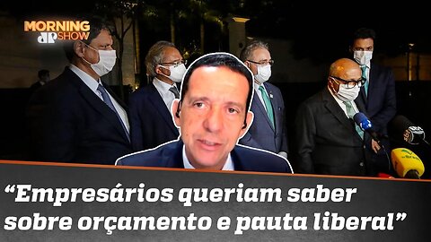 O prato principal do jantar entre Bolsonaro e empresários