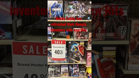 gunpla inventory refresh hits Hobby Lobby