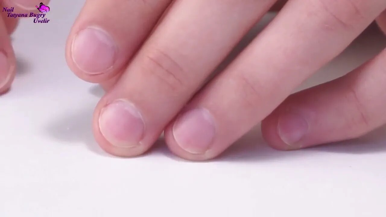 Incredible Nail Transformation French Manicure How to do a French tip Manicure 4