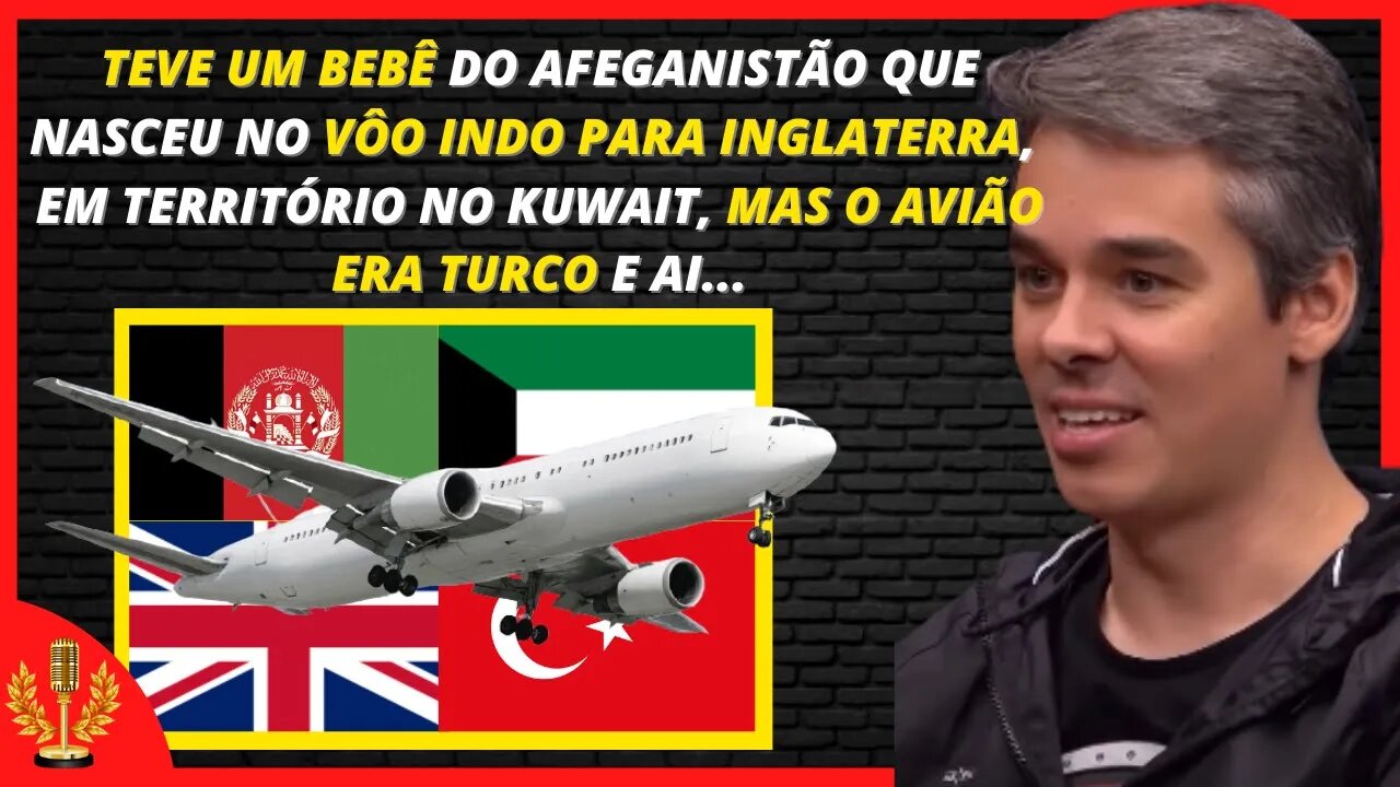 QUAL É A NACIONALIDADE DE UM BEBÊ QUE NASCE NO AVIÃO? | Cortes News Podcast [OFICIAL]