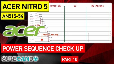 Acer Nitro 5 Not turning on_charging. Full Disassembly. PCH Shorted. Repair attempt AN517-54 Part 10