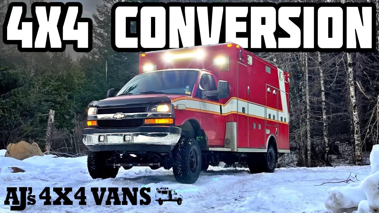 4X4 CONVERSION - OVERLAND AMBULANCE | AJ's 4X4 Vans