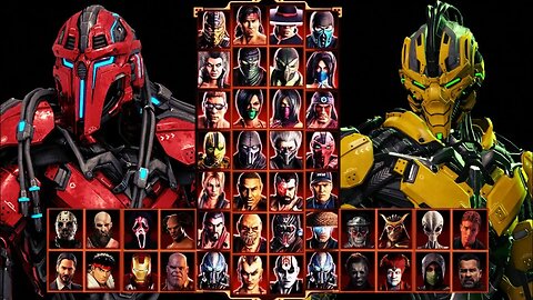 Mortal Kombat 9 - MK11 Cyrax And Sektor Mod - Expert Tag Ladder - Gameplay @(1080p)