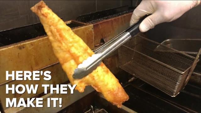 We checked Wiechec's famous fish fry!