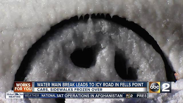 Catonsville water main break