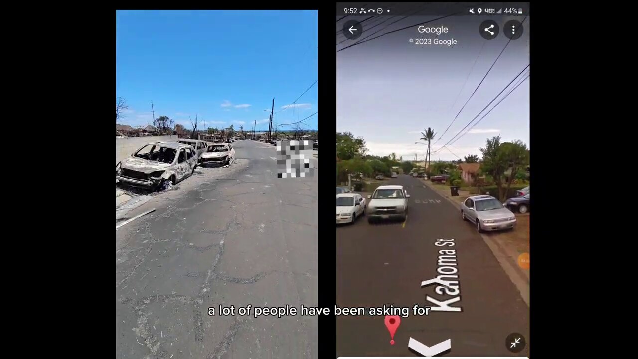 New details on the Lahaina fire. Unreleased footage and multiple side by side comparisons.