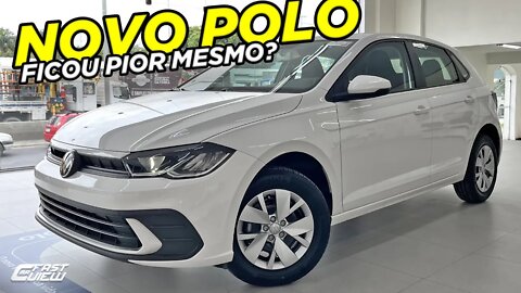 NOVO VOLKSWAGEN POLO 2023 CHEGA MAIS BARATO E MAIS SIMPLES! AGORA VAI SER BOA OPÇÃO?