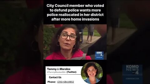 Why Council Member Tammy Morales Might Regret Defunding Seattle Police