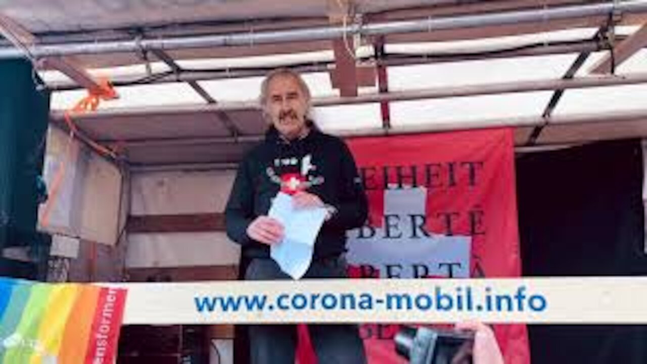 Stiller Protest - Dr. med. Marco Caimi - Kundgebung - Liestal - 20.03.21