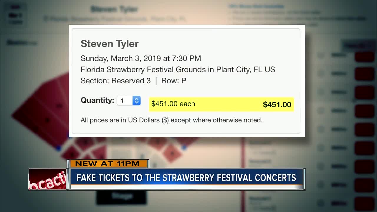 Organizers warn about Florida Strawberry Festival ticket scam