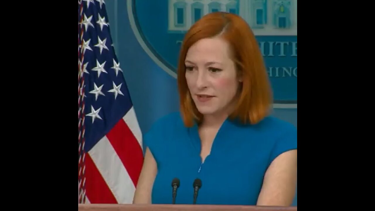 Jen Psaki- Biden is at the Top of the Totem Pole, Reverse Speech