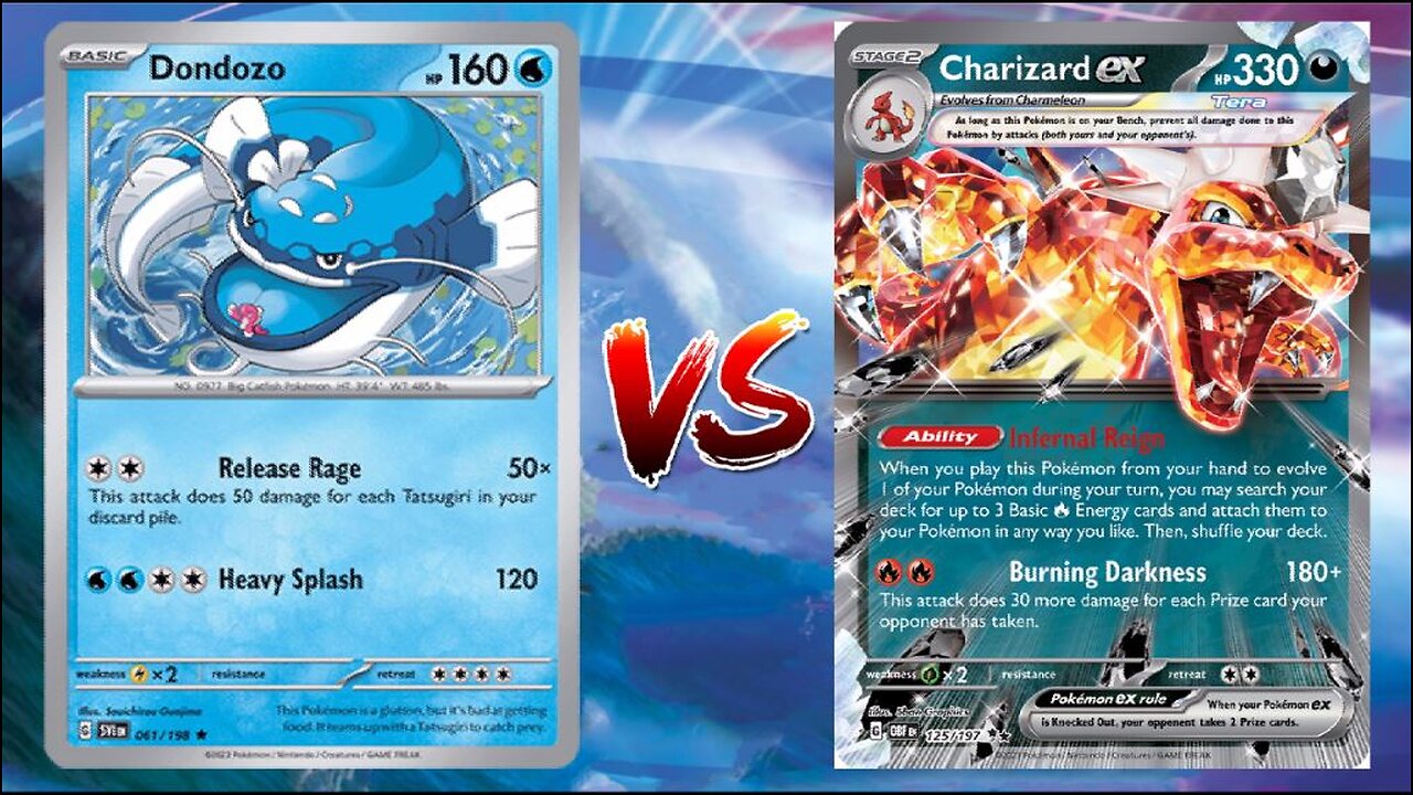 Pokemon TCG Live Dondozo Tatsugiri VS Charizard EX!!