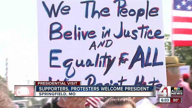 President's visit brings unity to Missouri