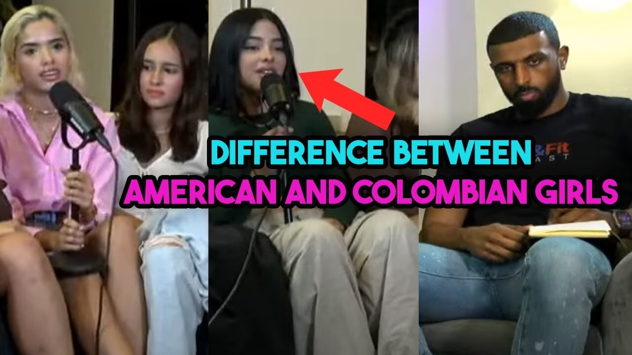 What's The Difference Between COLOMBIAN And AMERICAN Girls?