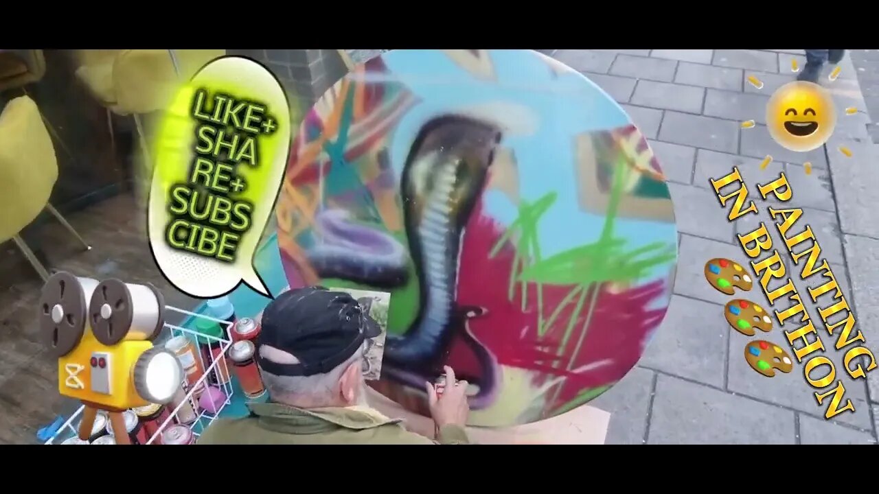 🎨🎨🎨PAINTING in Brighton STUDENTS City in England 🔵👋🤩🔴 NICE PLACE TO HAVE FUN WITH FRIENDS AND FAMILY