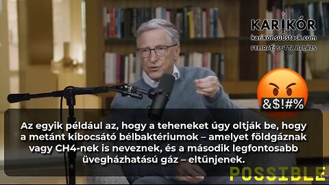 Bill Gates most a szarvasmarhák mikrobiomját szeretné tönkre tenni