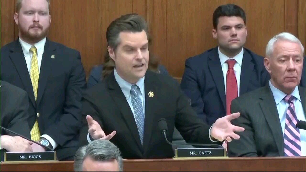 Rep. Matt Gaetz questions Special Counsel Robert Hur on Biden Classified Document Report.