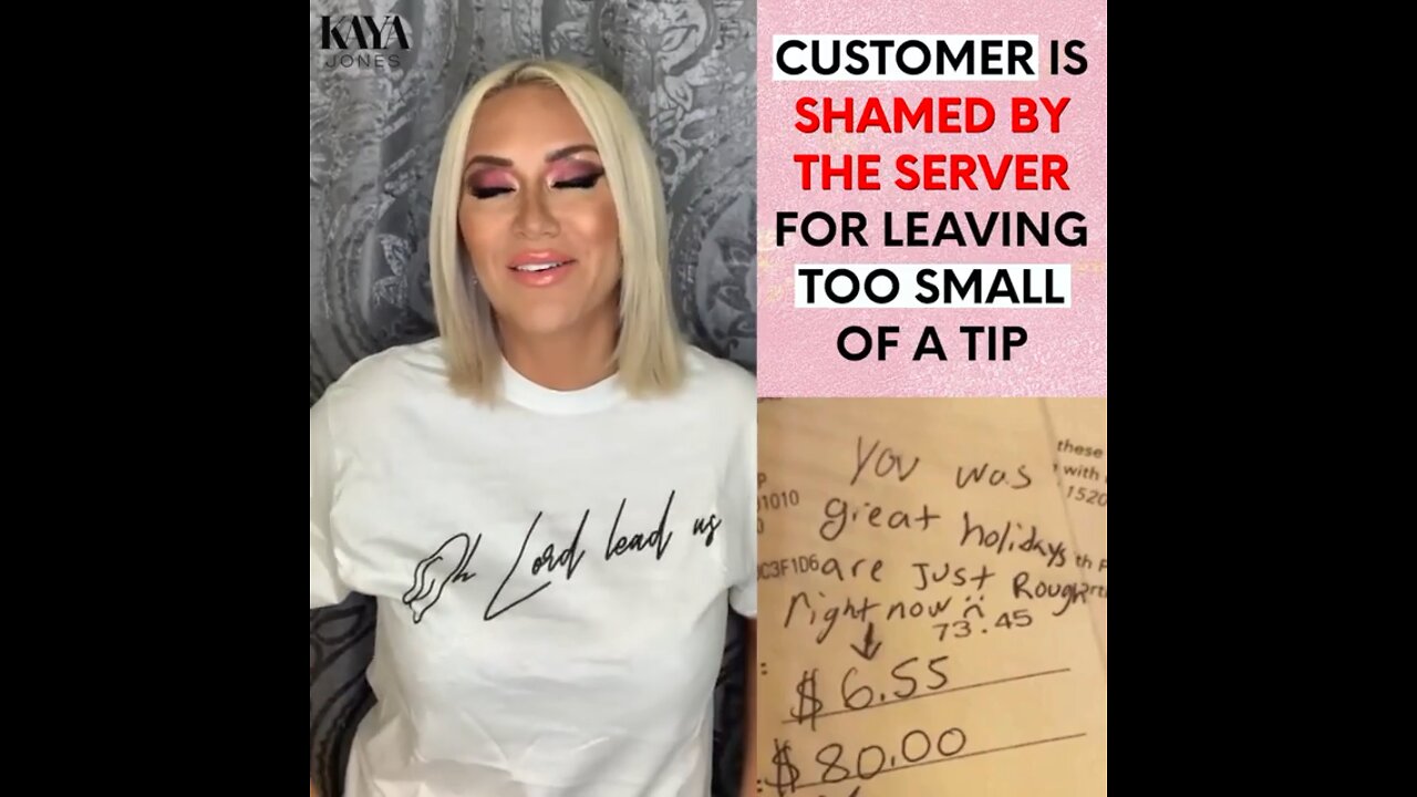 Customer Is Shamed By The Server For Leaving Too Small Of A Tip