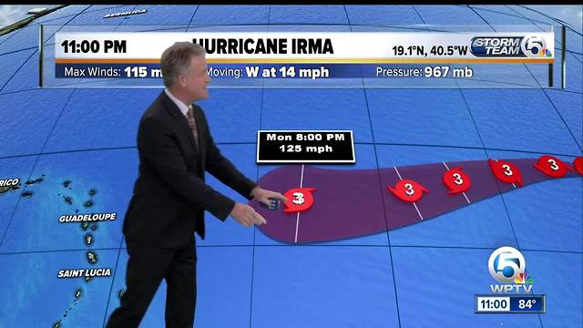 Hurricane Irma back up to Category 3 with 120 mph winds