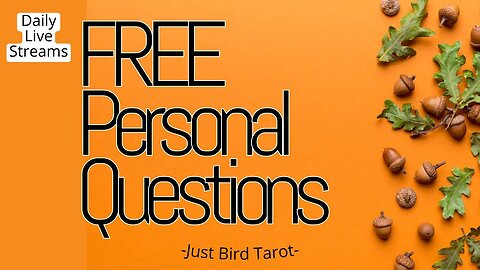 1 Hour FREE Live Tarot