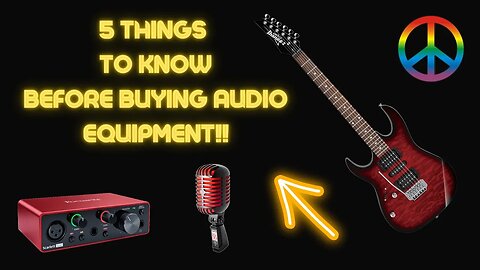 5 things to know before buying audio equipment!!